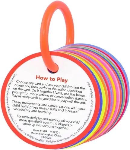 Vista 6 de MOLLYBEE KIDS Tarjetas de búsqueda del tesoro para preescolar en casa, juegos preescolares, regalos para edades 3, 4