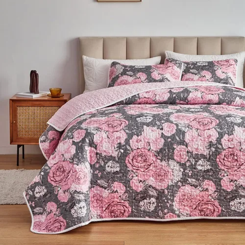 Vista 13 de UOZZI BEDDING Juego de edredón reversible de 2 piezas para niños, tamaño individual de 68 x 86 pulgadas, colcha de microfibra suave y ligera, juego