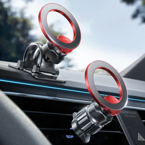 Vista 8 de LISEN Soporte magnético para teléfono MagSafe - Soporte magnético para teléfono de ventilación de coche 2026 para ventilación y tablero, accesorios