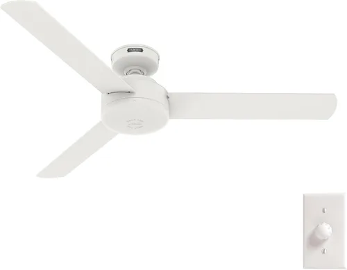 Vista 16 de Hunter - Presto Indoor Ceiling Fan, Wall Control, 52-inch, Casual-style, 3-speed WhisperWind Motor, for living rooms, bedrooms, home offices