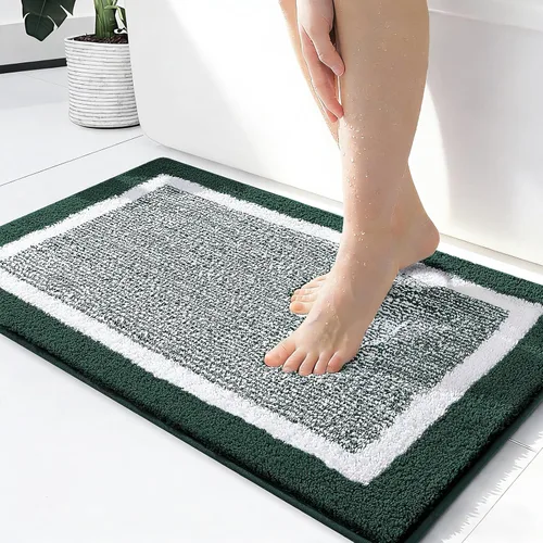 Vista 43 de OLANLY Alfombras de baño 24x16, tapetes de baño extra suaves y absorbentes de microfibra, antideslizantes, lavables a máquina, secan rápido