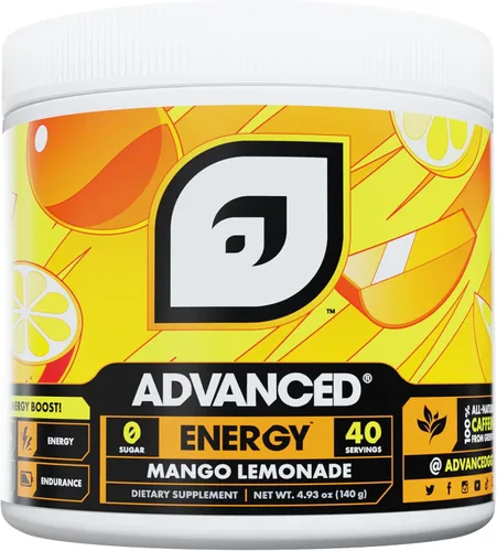 Vista 10 de Advanced Fórmula energética que aumenta la energía con electrolitos para hidratación, L-teanina para combatir el nerviosismo, sin azúcar y apta