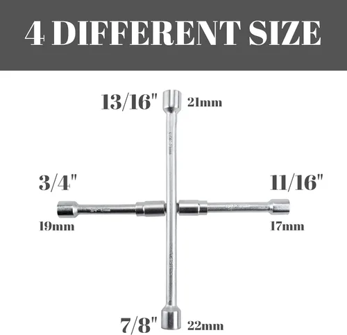 Vista 3 de Cartman - Llave universal plegable de tubo de 36 cm, de hierro, de 4 vías