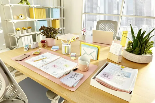 Vista 9 de Post-it Colección Jaipur Papel para anotar, de 3 x 3 pulgadas. Paquete de 5 resmas (654-5UC)., Colección Helsinki