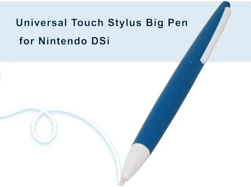 Vista 8 de PEGLY Universal Touch Stylus Big Pen para Nintendo DSi XL LL Color Azul y Blanco Paquete 5 Piezas