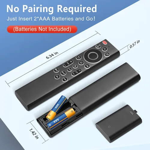 Vista 8 de Remoto de repuesto retroiluminado para Samsung Smart TV, compatible con Smart Frame y televisores curvados QLED