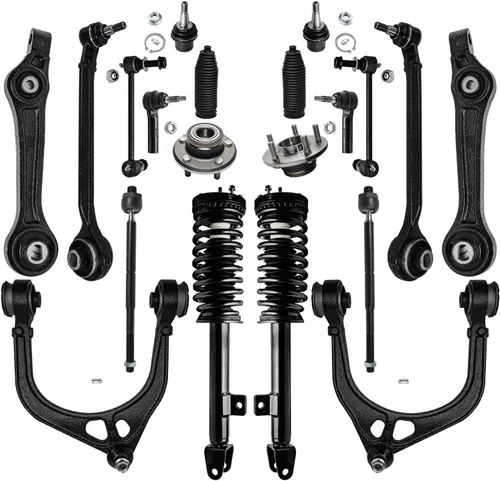 Vista 67 de Detroit Axle - Kit de 4 piezas de manguetas de dirección para Honda Civic 2006-2011, 2 manguetas de dirección delanteras y bujes de ruedas