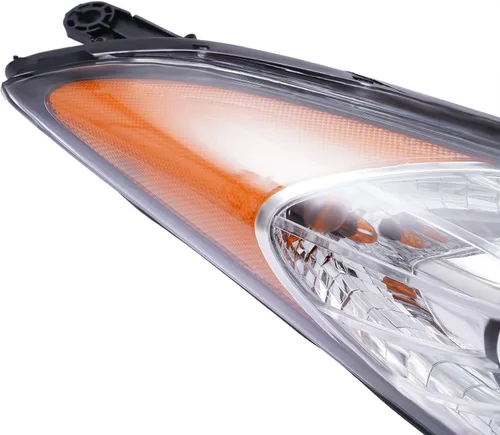 Vista 4 de Compatible con Hyundai Elantra Sedan 2011-2013 Conjunto de repuesto de faros delanteros, lámpara de repuesto de proyector halógeno, luz del vehículo