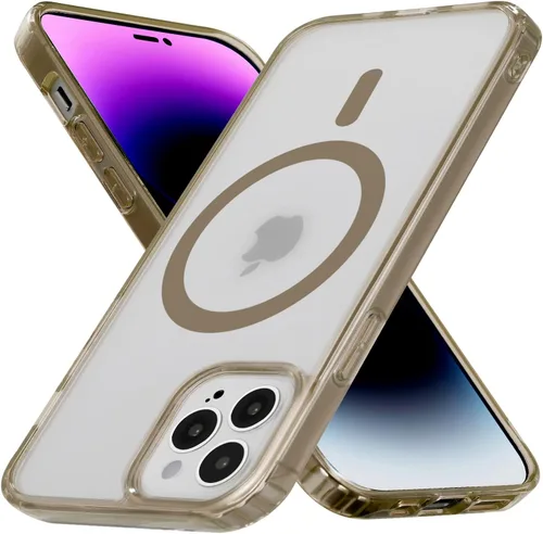 Vista 47 de Funda magnética fuerte para iPhone 12 Pro Max [Protección de grado militar de 10 pies] Compatible con MagSafe, funda protectora a prueba de golpes