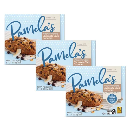 Vista 6 de Pamelas Products - Barra de avena, arándanos y limón, 5 unidades (paquete de 6)