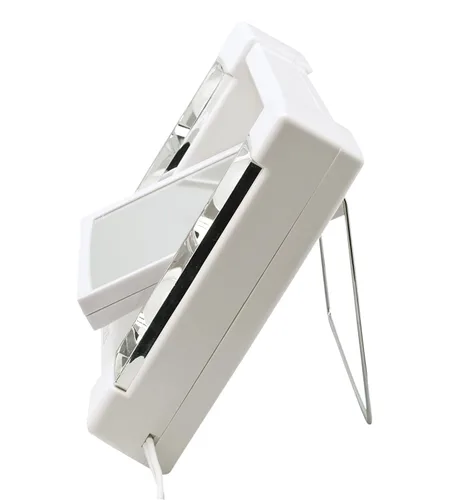 Vista 2 de JERDON Espejo de maquillaje iluminado con aumento 3X - Blanco - J1010