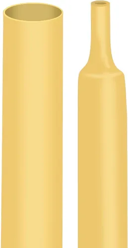 Vista 42 de XHF Tubo termorretráctil blanco impermeable de 1/4 de pulgada 3:1 con certificación UL, 20 pies, cable de alambre de grado marino, sellado