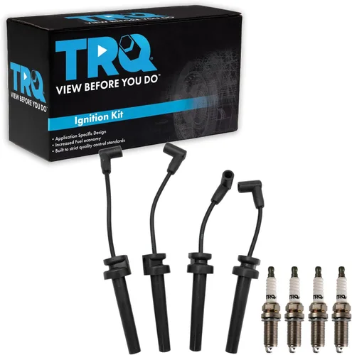 Vista 34 de Kit de Bujías de Iridium TRQ 5 Piezas Bujías de Iridium Compatibles con Chevrolet Aveo 2004-2008 2007-2008 Aveo5