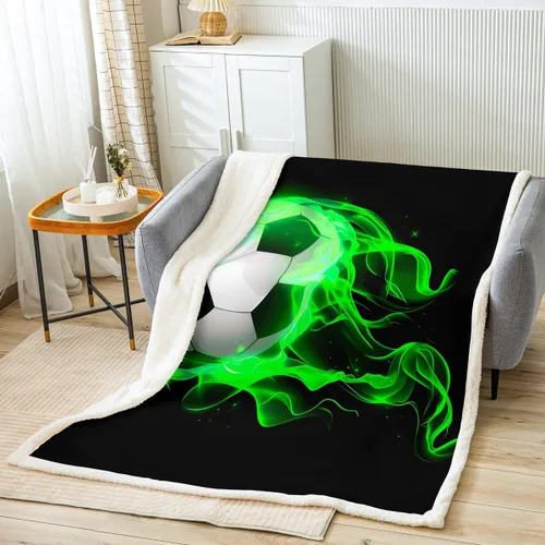 Vista 7 de Manfei Musical Throw Blanket Retro Musical Notes Print Bed Blanket for Kids Boys Girls Room Decor, Music Theme Blanket for Couch Sofa, Soft and