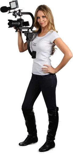 Vista 2 de Cam Caddie® Scorpion EX - Soporte de hombro manos libres compatible con Canon, Nikon, Sony, Panasonic/Lumix estilo DSLR videocámara o cámara