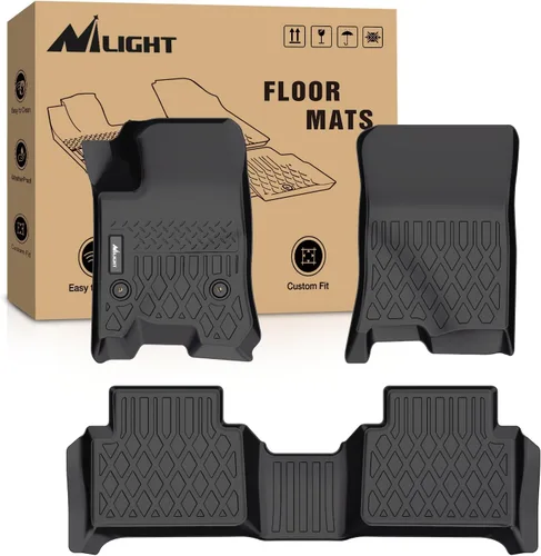 Vista 27 de Nilight Alfombrillas TPE para Chevy Silverado GMC Sierra Crew Cab 1500 2500 2500HD 3500HD 1999-2006, 2007 Silverado GMC Sierra Classic Body