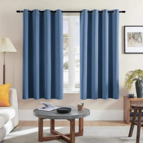 Vista 52 de Rutterllow - Cortinas opacas con ojales, 2 paneles