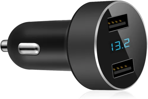 Vista 9 de Cargador USB, 12v/24v, monitor de voltaje LED para iPhone 6s/Plus, iPad Pro, iPad mini; serie Samsung Galaxy Note, modelos S Series&edge LG G4/G5