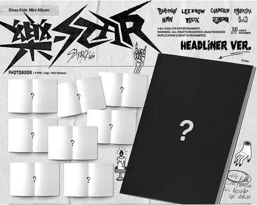 Vista 2 de cokodive Stray Kids Headliner Ver. Álbum de exhibición - CD negro