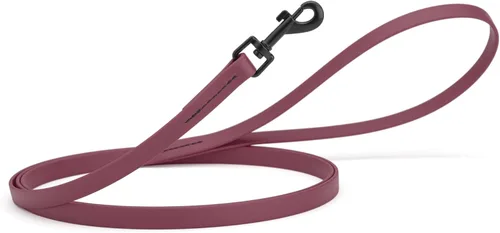 Vista 9 de Dogline Biothane - Correa impermeable para perro, correa de nailon con revestimiento fuerte, con herrajes negros, a prueba de olores, fácil