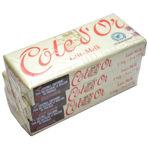 Cote d'Or - Chocolate con leche (33% cacao) (chocolate belga premium) (5.3 onzas) [Paquete de 3]