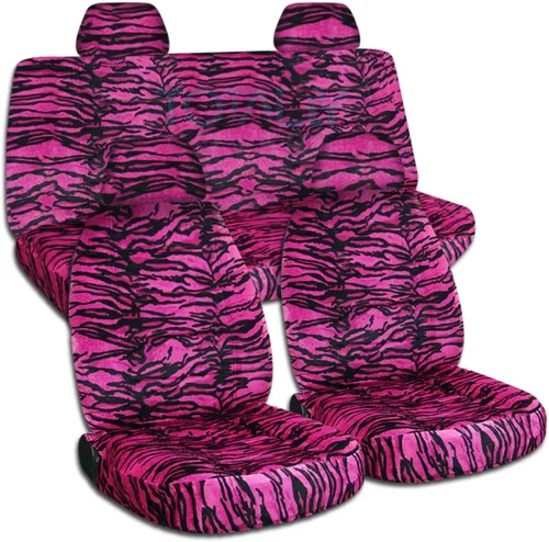 Vista 30 de Totally Covers Fundas de asiento compatibles con Volkswagen VW New Beetle/Bug 1998-2011: Aqua Ladybug, juego completo delantero y trasero