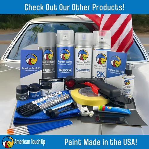 Vista 6 de American Touch Up Pintura compatible con Ford JP/M7052A Silver Birch Metallic Pintura en aerosol (imprimación/capa base/capa transparente)
