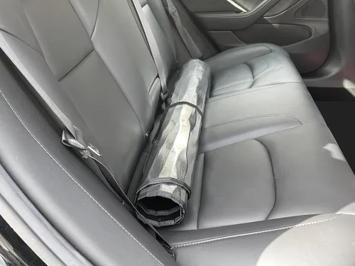 Vista 8 de Parasol reflectante para parabrisas de ajuste personalizado compatible con Audi TT Coupe 2016 2017 2018 2019 2020 2021 2022 2023 2024 2024, parasol