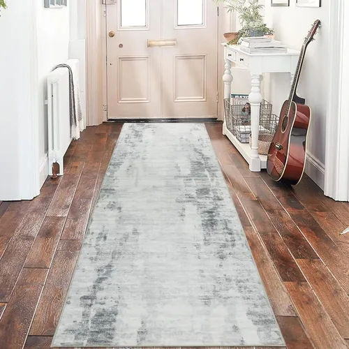 Vista 34 de famibay Alfombra de pasillo de 2 x 10, moderna para pasillos, antideslizante, alfombras de cocina lavables, alfombra de pasillo suave abstracta