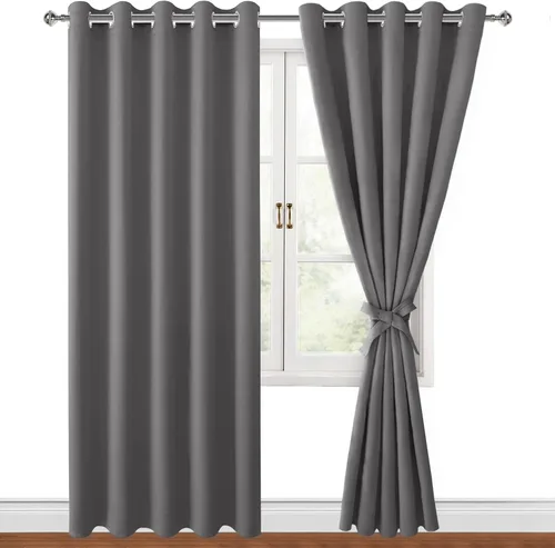 60"W x 84"L (Pack of 2) · Gris claro
