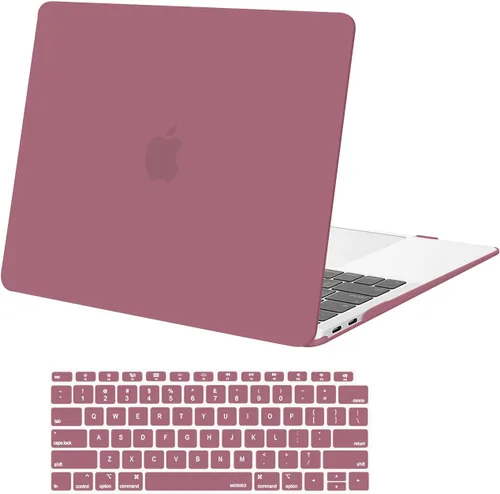 Vista 11 de MOSISO Funda compatible con MacBook Air de 13 pulgadas 2022 2021 2020 2019 2018 lanzamiento A2337 M1 A2179 A1932 Touch ID, cubierta rígida