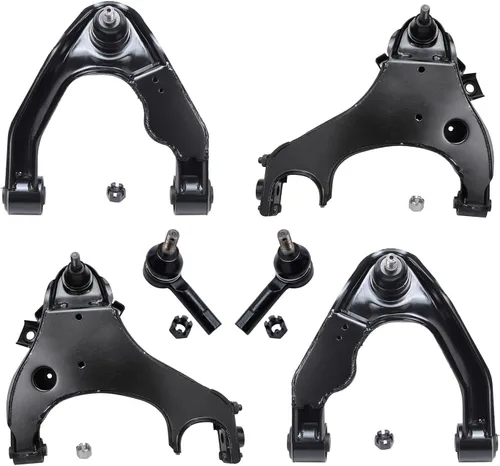 Vista 104 de Detroit Axle - Kit de extremo delantero RWD para Chrysler 300 Dodge Charge Challenger 2011-2019, 2 brazos de control inferiores traseros 2 rótulas