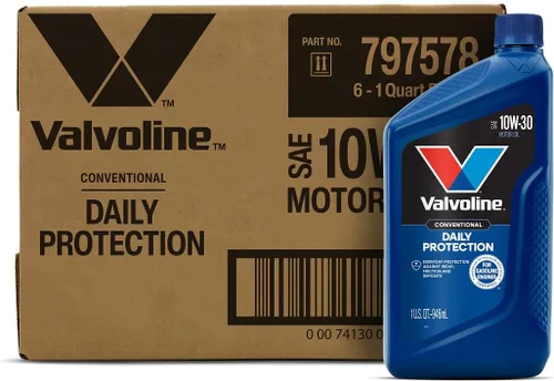 Vista 20 de Valvoline Daily Protection 10W-30 Aceite de motor convencional, 1 cuarto de galón
