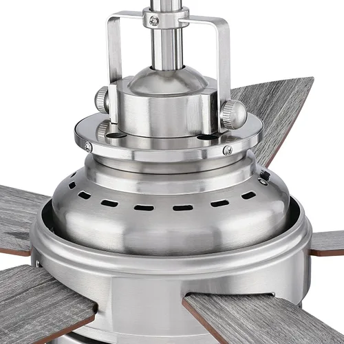 Vista 4 de Westinghouse Stella Mira Ventilador de techo con luz LED, 52 pulgadas, níquel cepillado cepillado níquel