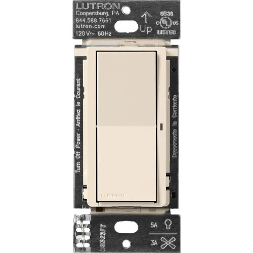 Vista 18 de Lutron Claro Interruptor de luz inteligente para iluminación Caseta, para luces LED, ventiladores, 5 amperios, un solo polo/3 vías, se requiere Negro