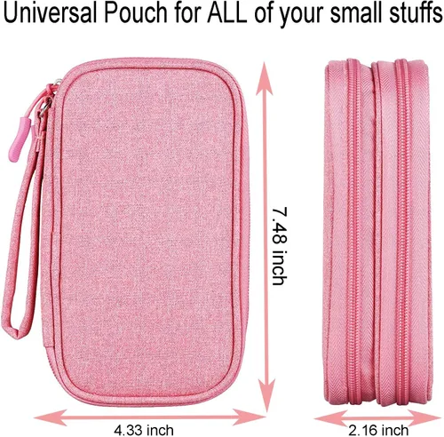 Vista 2 de Organizador electrónico para accesorios de cable de viaje estuche organizador electrónico bolsa organizadora impermeable de accesorios electrónicos