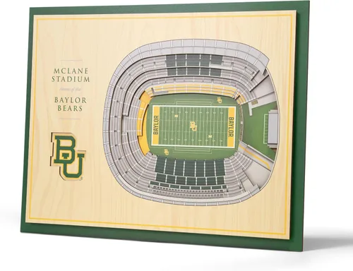 Vista 43 de YouTheFan NCAA Florida Gators Arte de Pared 3D StadiumView de 5 Capas - Estadio Ben Hill Griffin, 13.00" x 17.00
