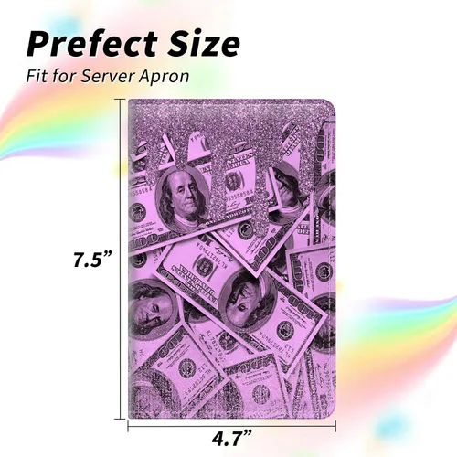 Vista 103 de Diseña Tus Propios Libros de Servicio con Nombre e Iniciales para Camareras, Dikoer Libro de Servicio de Camarero Personalizado con Nombre