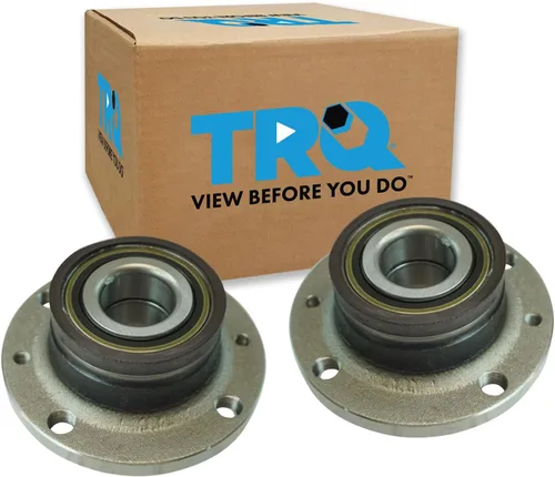 Vista 207 de TRQ Conjunto de rodamiento y cubo de rueda delantera de 2 piezas compatible con Chevrolet Trailblazer 02-09, Trailblazer EXT 02-06, GMC Envoy 02-09