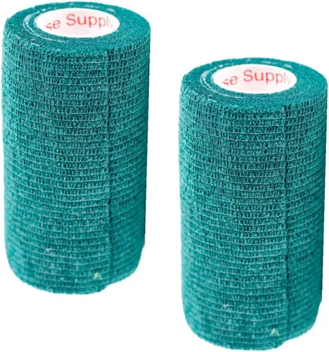 Vista 10 de Cinta adhesiva para veterinarios (negro) (paquete de 2) (3 pulgadas x 15 pies), autoadhesiva, adherente, cohesiva, flexible, autoadhesiva, rollo