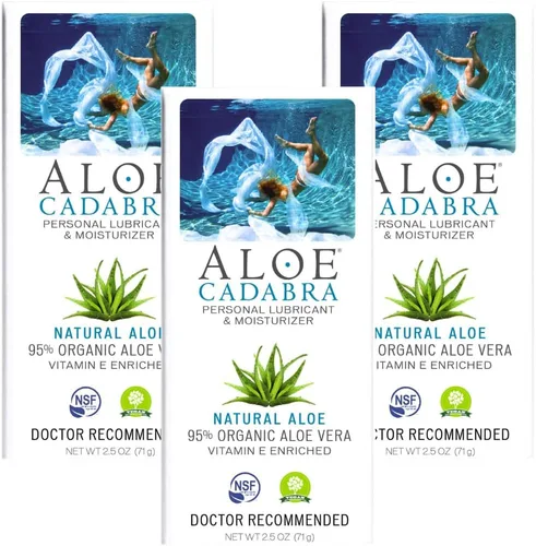 Vista 18 de Lubricante orgánico Aloe Cadabra, natural, 2.5 onzas., 2