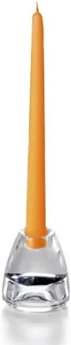 Vista 28 de yummi Velas cónicas naranjas de 12 pulgadas - 12 por paquete Naranja Brillante