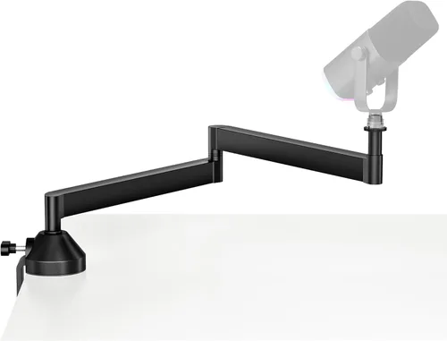 Vista 9 de InnoGear Juego de micrófonos USB para juegos, micrófono condensador con cancelación de ruido con brazo de brazo RGB silencioso, auriculares Jack