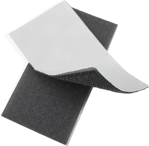 Vista 70 de Cinta de gancho y bucle cosible de 1 pulgada de ancho, color gris oscuro, no adhesiva, longitud de 1 yarda, cinta de gancho y bucle de nailon gris