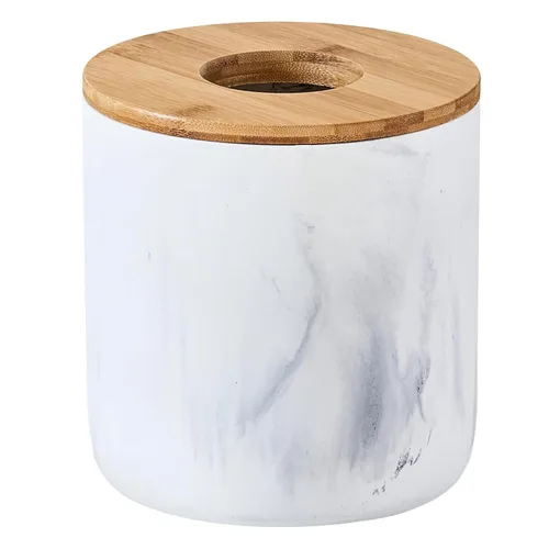 Vista 12 de Polytree Basurero de baño de 1.8 galones (7 litros) pequeño cubo de basura para cocina, papelera decorativa para dormitorio, oficina, mármol