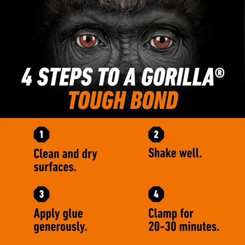 Vista 8 de Pegamento para madera impermeable Gorilla de 8.0 fl oz