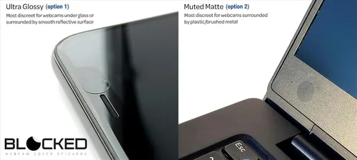 Vista 9 de BLOCKED Fundas Vinilo para Cámara Web/Cámara Apilables 456 Adhesivos para Cámara Web Reutilizables de Baja Adhesión Variedades de Acabados