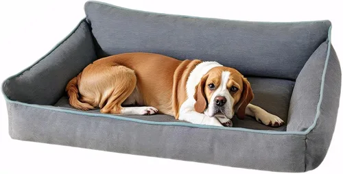 Vista 7 de Dog Bed Deluxe Plush Dog Crate Beds Comfy Kennel Pad Anti-Slip Pet Sleeping Mat Dogs Breeds Pet Bed