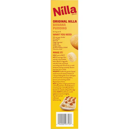 Vista 16 de NILLA Galletas de obleas, obleas de vainilla, tamaño familiar, 15 onzas