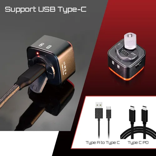 Vista 7 de CUBELITE III - Luz inteligente para bicicleta, visibilidad ultra alta, encendido/apagado automático, luz trasera LED de doble canal con detección